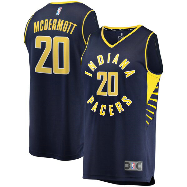 Maillot Indiana Pacers Homme Doug McDermott 20 Icon Edition Bleu marin